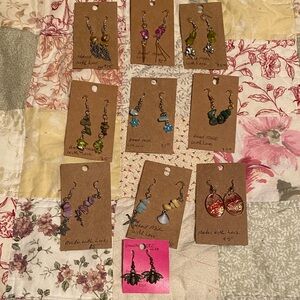 STOCKING STUFFERS Elegant Multicolor Handmade Earrings SECRET SANTA GIFTS